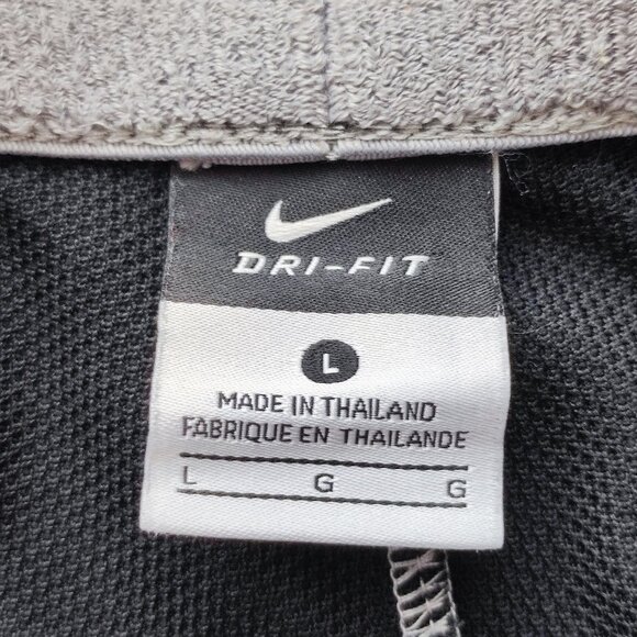 Nike active wear / basketball short men's size L black and grey - Picture 6 of 14